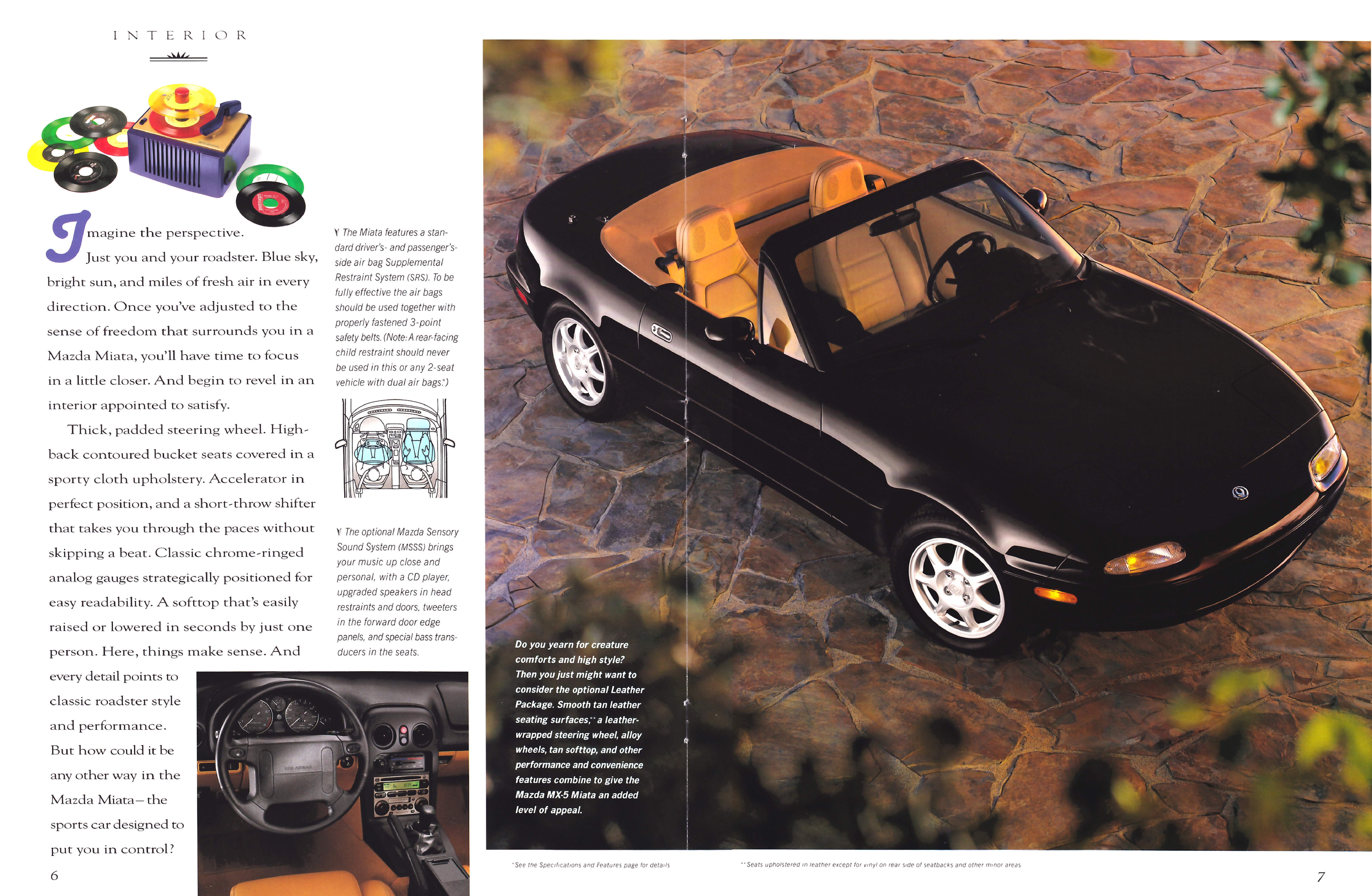 1995 Mazda MX-5 Brochure Page 3